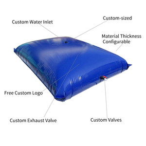 Réservoir de stockage d'eau en PVC en forme d'oreiller agricole 10000 20000 50000 <span class=keywords><strong>litres</strong></span> de vessie flexible pour les fermes - Product Image 4