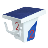 Banc de départ réglable en plastique pour la compétition et l'entraînement en piscine.
