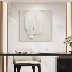 Arte Murale in Legno 3D Astratta Contemporanea Personalizzata Dipinto a Olio Disegnato a Mano per Soggiorno Divano Casa e Spazi di Lavoro - Product Image 3