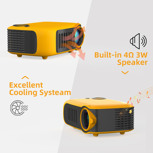 Salange A2000 מיני מקרן עבור טלפון נייד 1000 Lumens LED <span class=keywords><strong>LCD</strong></span> נייד מקרן בית וידאו לילדים - Product Image 4