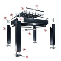 Pergola rétractable en aluminium avec revêtement en poudre anti-corrosion durable pour villa, terrasse au bord de la piscine