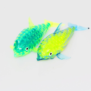 New Design Plastic Squeeze Fish Toy for Kids Cartoon Stress Release Slow Rebound Creative Toys HINES HI-9047 - Product Image 1