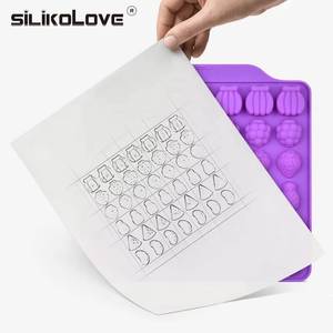 MUYULINS Factory 42-Cavity Fruit-Shaped LFGB Platinum Non-Stick BPA-Free <b>Silicone</b> Jelly Gummy Candy Mold - Product Image 4