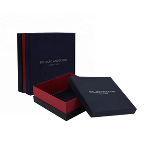 Tùy Chỉnh Nhỏ Thanh Lịch Hai Màu Sắc Lift-Off Nắp Vai Cổ Nắp Và Cơ Sở Hộp Gói Quà Tặng Thiết Lập Của <span class=keywords><strong>2</strong></span> Cứng Nhắc Hộp Giấy Với Logo - Product Image 3