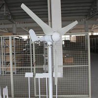 Fibre de Nylon Monophasé AC 100W 200W 300W 400W Mini Générateur d'Éolienne à Axe Horizontal