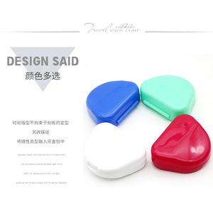 Estuche Triangular para Retenedores Dentales Wuhan Golden Light, Caja de Plástico para Guardar Dientes, para Adultos, Cuidado Bucal - Product Image 1