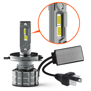 Fabricant de phares led, 2 pièces, 6000k h4, ampoule led 60w 12000lm 9004 9007, ampoule LED h7, accessoires de lampe de voiture h11 auto lighting - Product Image 1
