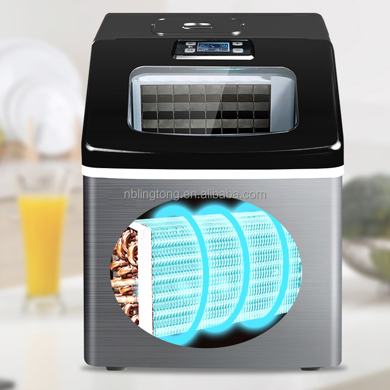 Машина для производства льда Maquina De Hielos, портативная машина для производства кубиков льда, Новое поступление, 20-30 кг/день, IM210127002, водопроводная вода серебристо-серого цвета, 25 кг/24 ч