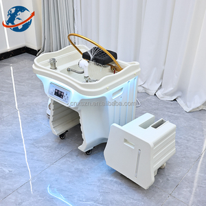 Taşınabilir Su Tankları Akrilik Malzeme Şampuan Lavaboları <span class=keywords><strong>Salon</strong></span> Mobilyaları Ayarlanabilir Yükseklik Saç Yıkama Kaseleri Lavabo Güzellik Salonları - Product Image 4