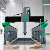 Máquina Fresadora CNC de 5 Ejes para Tallado de Moldes de Esculturas de Gran Formato, para Espuma y Madera en 3D