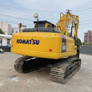 En stock Excavateur PC200-8 Komatsu utilisé pelle rétrocaveuse à chenilles hydraulique de 20 tonnes - Product Image 5