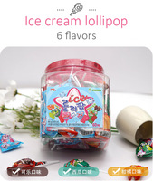 Exotische Snacks Ijslolly 'S Kindersnoepjes Met Meerdere Smaken En Vormen Zoete Lolly Snoep 660 G/doos (60 Stuks)