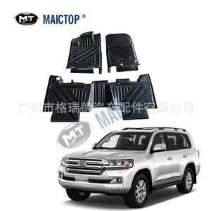 Alfombrilla de coche 3D original de TPE para Land Cruiser 2016, lados izquierdo y derecho, cobertura total, impermeable, resistente a las manchas y fácil de limpiar. - Product Image 2