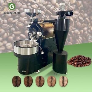 Machine à torréfier le café au gaz pour boulangerie, en acier inoxydable, température réglable - Product Image 1