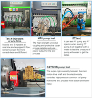 CR919 CR1016 Machine d'essai multifonctionnelle de pompe d'injecteur à rampe commune nouveau banc d'essai QR codage LCD pour Diesel