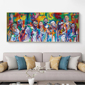 <span class=keywords><strong>Poster</strong></span> e stampe di arte della parete di arte dei Graffiti di strada arte della tela per la decorazione moderna del soggiorno - Product Image 4