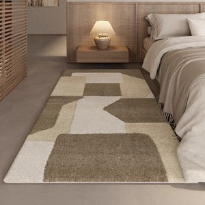 Tapis de chevet en fausse laine Design Vintage de qualité supérieure tapis absorbant <span class=keywords><strong>antidérapant</strong></span> pour la décoration du salon de la chambre - Product Image 4