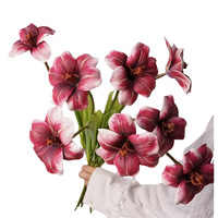 Mini-bouquets de tulipes artificielles imprimées en 3D de qualité supérieure, parfaites pour la décoration intérieure et les accessoires de photographie