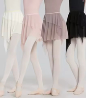 Jupe de danse élastique pour adulte 2026, 4 couleurs, pour ballet, gymnastique et yoga, en maille, à enfiler
