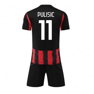 Uniformes de Fútbol de Verano, Camiseta de Milán Temporada 25/26, Manga Corta, Estampada, Transpirable, Secado Rápido, Clubes Europeos - Product Image 2