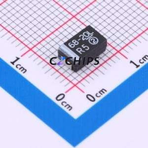 Condensateur au tantale 293D686X9020D2TE3 CASE-D-7343 (Capacité : 68 µF) (Précision : 10 % Tension nominale : 20 V) - Product Image 1