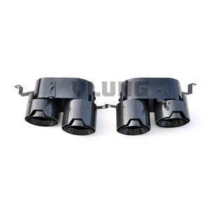 Terminale di Scarico in Fibra di Carbonio a 4 Uscite per BMW M850i 850i G14 G15 G16, Tubo Silenziatore Appuntito 2018-2025 - Product Image 1