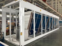 Refroidisseur sec YKF OEM avec réservoir de pompe et pulvérisateurs, système de refroidissement industriel, équipement d'échange de chaleur, réfrigération et échange de chaleur