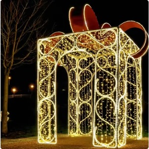 Lampe à motif LED 3D personnalisable pour extérieur, étanche IP65, pour décorations de paysage, Halloween, fêtes, Noël, lumière blanc chaud - Product Image 3