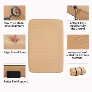 Colchón de aire de espuma gruesa Premium para doble Persona, tamaño Queen, colchoneta para dormir, colchoneta para acampar, autoinflable para exteriores, senderismo, Camping - Product Image 3