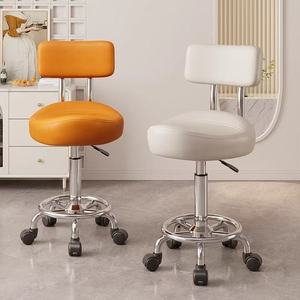 Modern Adjustable Height Eco-Friendly Durable Waterproof Steel Barber Chair Backrest Drafting Swivel for School Living Room - Product Image 5