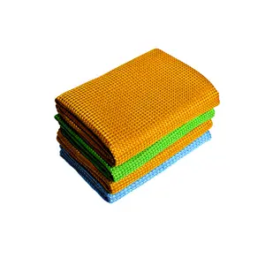 Multipurpose Custom Waffle Microfiber Glass Remover Tea Towels Wholesale Microfiber Cleaning Cloth Eco-friendly