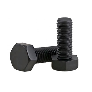 M3 - M22 White / Black Plastic <strong>Nylon</strong> Hex Head <strong>Bolts</strong> - Product Image 5