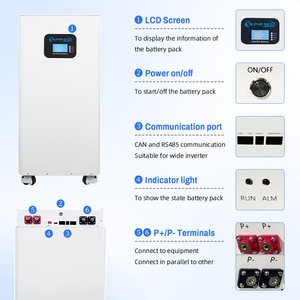 Batterie Lifepo4 empilable de solution d'énergie à la maison de 300ah pour des batteries Lithium-Ion Lifepo4 48v - Product Image 2