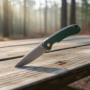 Couteau pliant personnalisé en acier D2, lame en acier, manche en aluminium traité CNC, portable, pour la chasse, le camping, les outils EDC, couteau tactique - Product Image 6