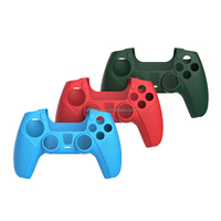 Housse de protection en silicone épais pur de haute qualité pour contrôleur de jeu PS5 Slim Pro coque de protection avec 2 capuchons de pouce