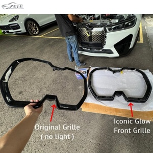 กระจังหน้าแบบมีไฟ <span class=keywords><strong>IX</strong></span> Illuminated Front Grille IX20 IX40 IX50 <span class=keywords><strong>IX</strong></span> <span class=keywords><strong>M60</strong></span> ปี <span class=keywords><strong>2022</strong></span>-2025 สำหรับไฟ LED ตรงกลางกระจังหน้าสำหรับรถยนต์ Bm <span class=keywords><strong>IX</strong></span> - Product Image 3