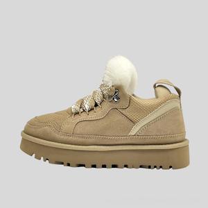Nuevas llegadas de marcas de diseñador, zapatillas de cuero genuino para mujer, botas de nieve de moda, las más vendidas, otoño invierno - Product Image 2