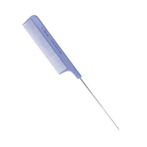 Pettine professionale in nylon con punta in metallo 21,5 cm - Product Image 5