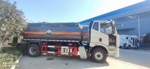 Camión remolque tanque de acero al carbono para transporte de ácido sulfúrico Faw - Product Image 5