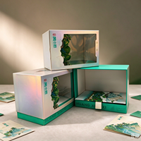 Boîte cadeau rigide personnalisée avec fenêtre, en carton holographique, pour l'emballage de figurines et de jouets de collection – Vente en gros