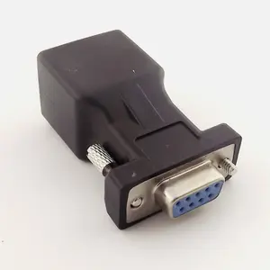 Adaptateur de connecteur d'ordinateur d-sub DB9 femelle vers RJ45 femelle