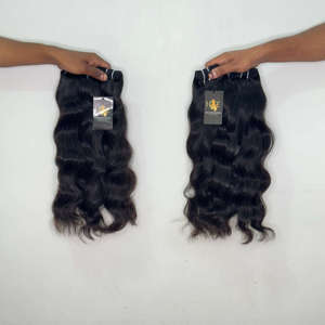 Extensiones de Cabello Humano Ondulado Natural de Templo, con Cutícula Alineada, Cabello Ondulado Crudo Camboyano en Paquetes, Venta al por Mayor - Product Image 2