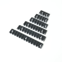 Support de lunette tactique en aluminium avec écrous et vis pour 3/5/7/9/11/13 emplacements, et ensembles de passants de sangle - Accessoire