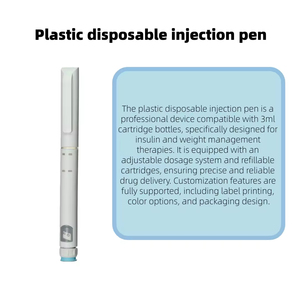 Multi Color 3ml Disposable Injection <b>Pen</b> with Customizable Packaging <b>Box</b> Single Use Plastic Peptide Applicator for Skin Care - Product Image 4