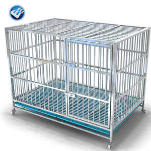 <span class=keywords><strong>Cages</strong></span> à chiens en fil métallique à porte simple / Cage à chien en fil métallique bon marché - Product Image 6