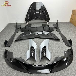 Kits de Conversión de Carrocería de Fibra de Carbono Estilo RYFT, Semi-Seco, con Alerón Delantero, Faldones Laterales y Alerón Trasero para McLaren 720s 2015-2018 - Product Image 1