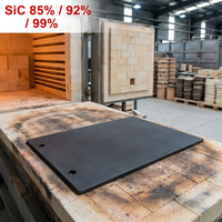 Plaque de SiC Recristallisé RSiC Pureté 99% 1620 ° C pour four à porcelaine - Densité apparente 2,65-2,75 g/cm³ et sans contamination