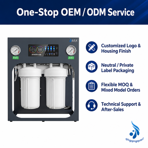 <span class=keywords><strong>Depuratore</strong></span> d'<span class=keywords><strong>Acqua</strong></span> a Osmosi Inversa con Display TDS e Doppio Manometro 400-2000GPD, Macchina Commerciale per <span class=keywords><strong>Acqua</strong></span> Pura per <span class=keywords><strong>Bar</strong></span> e Caffetterie - Product Image 5
