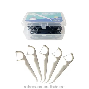 Hilo dental Ortho al por mayor PTFE y caja de plástico con sabor a menta hilo dental PLA encerado para limpieza dental - Product Image 4