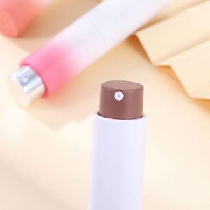 Long Lasting Gradient Color 8Ml 10Ml <b>Mini</b> Pump Sprayer Aluminum Glass Inner Refillable Travel Perfume <b>Bottle</b> for Personal Care - Product Image 3
